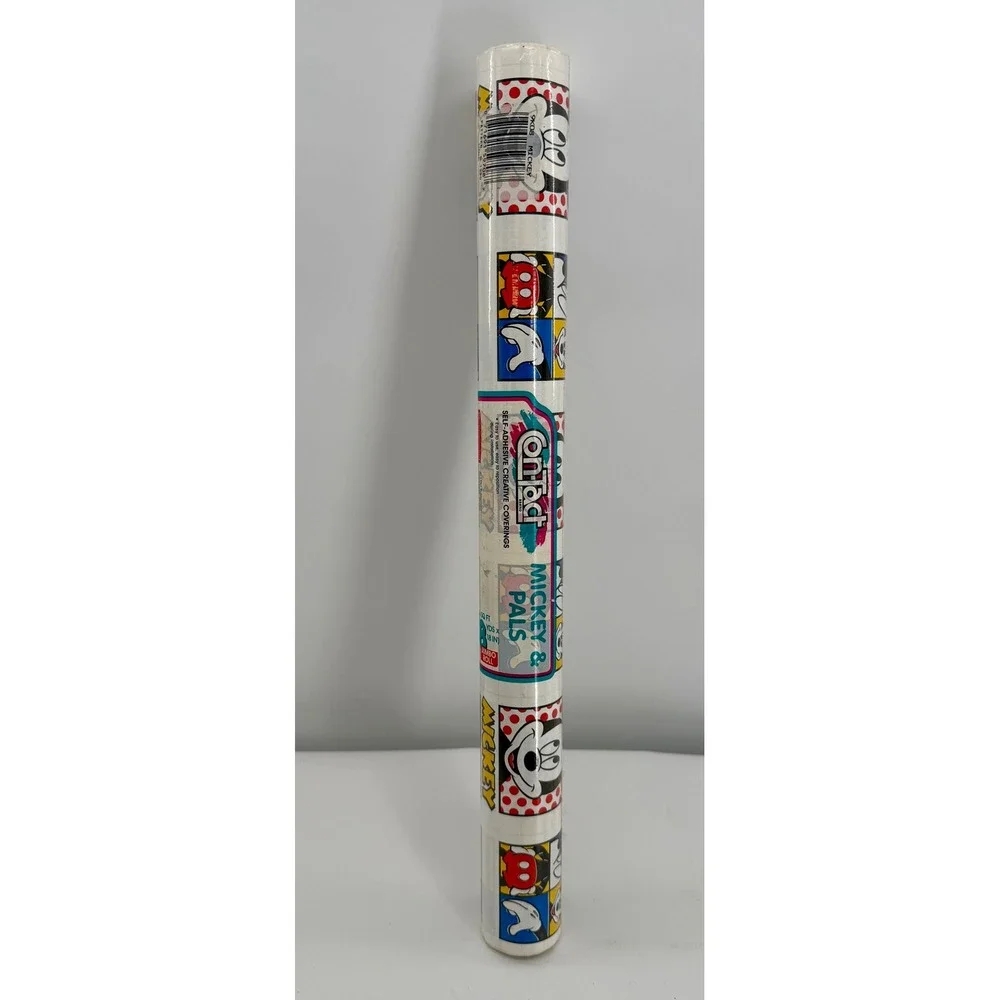 Rubbermaid Con-Tact Mickey Mouse Shelf Liner Multicolor Vintage Disney New